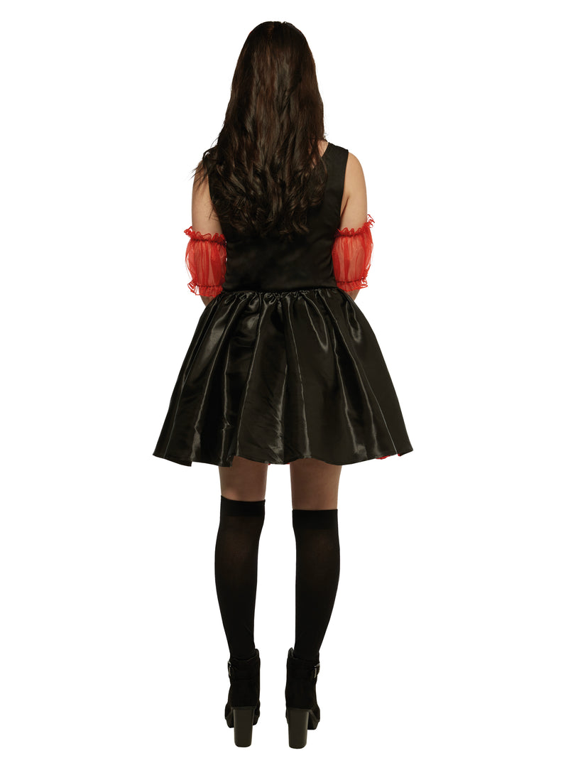 RED ROSE DAY OF THE DEAD COSTUME - WOMENS