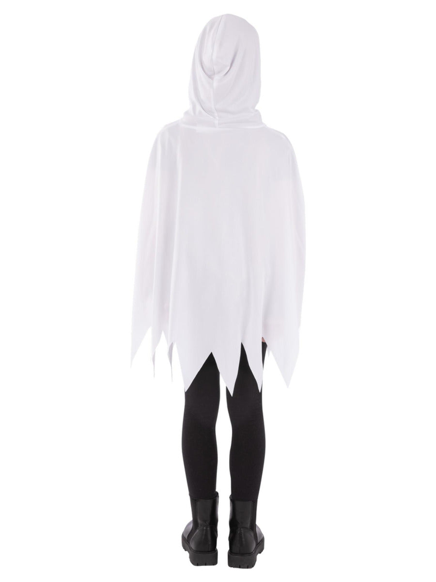 Ghost Poncho, White, Kids - 3