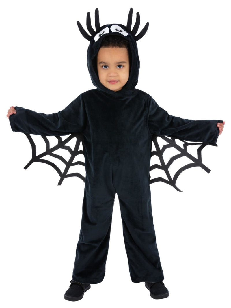 Toddler Spider Costume, Black - 3
