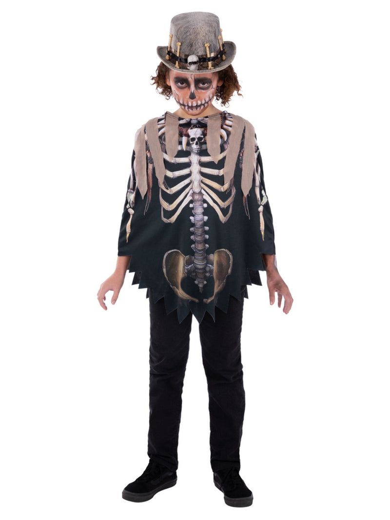 Voodoo Witch Doctor Poncho, Kids - 1