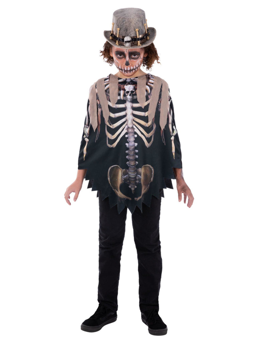 Voodoo Witch Doctor Poncho, Kids - 1
