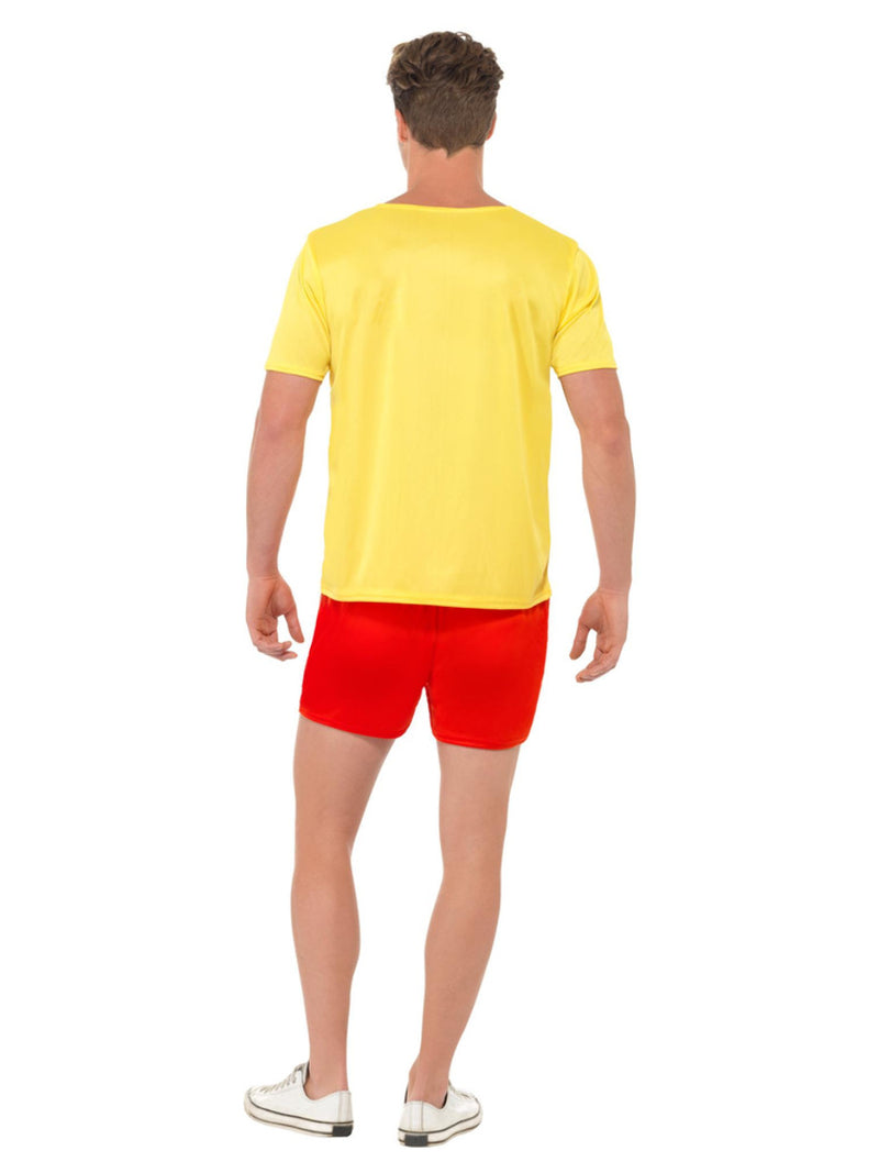 Lifeguard Beach Costume, Yellow - 3