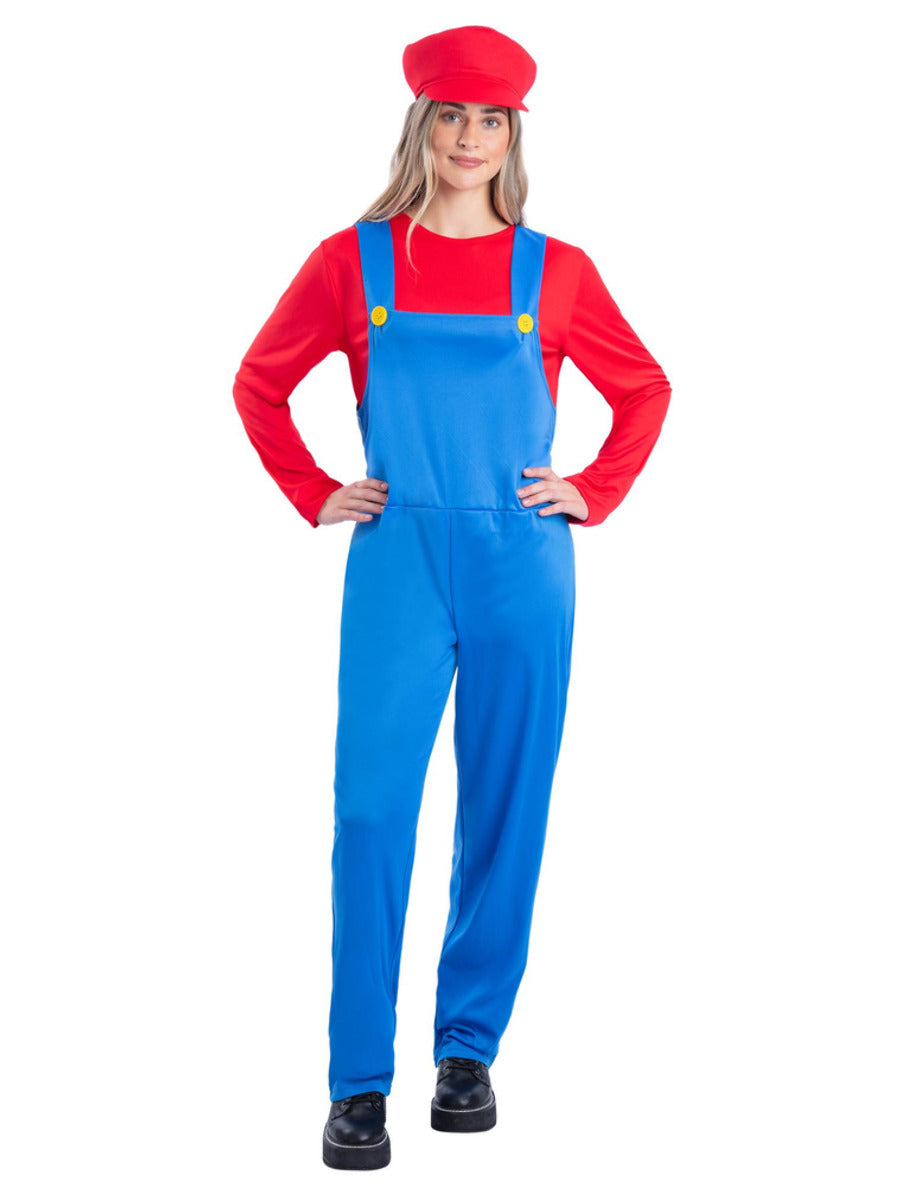 Red Plumber Costume - 5