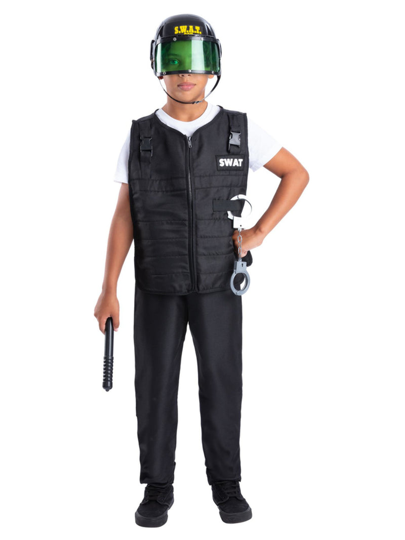 Swat Costume, with Vest, Hat & 4 Piece Toy  - 1