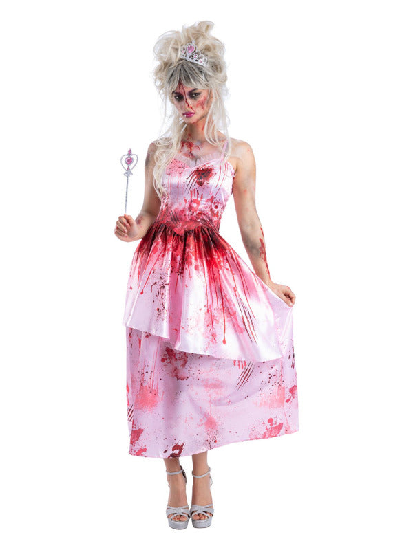 Zombie Pink Princess Costume - 2
