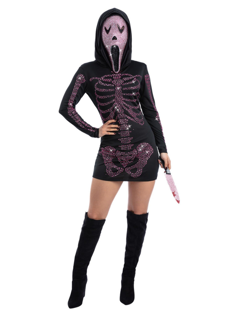 Fever Rhinestone Skeleton Costume - 1