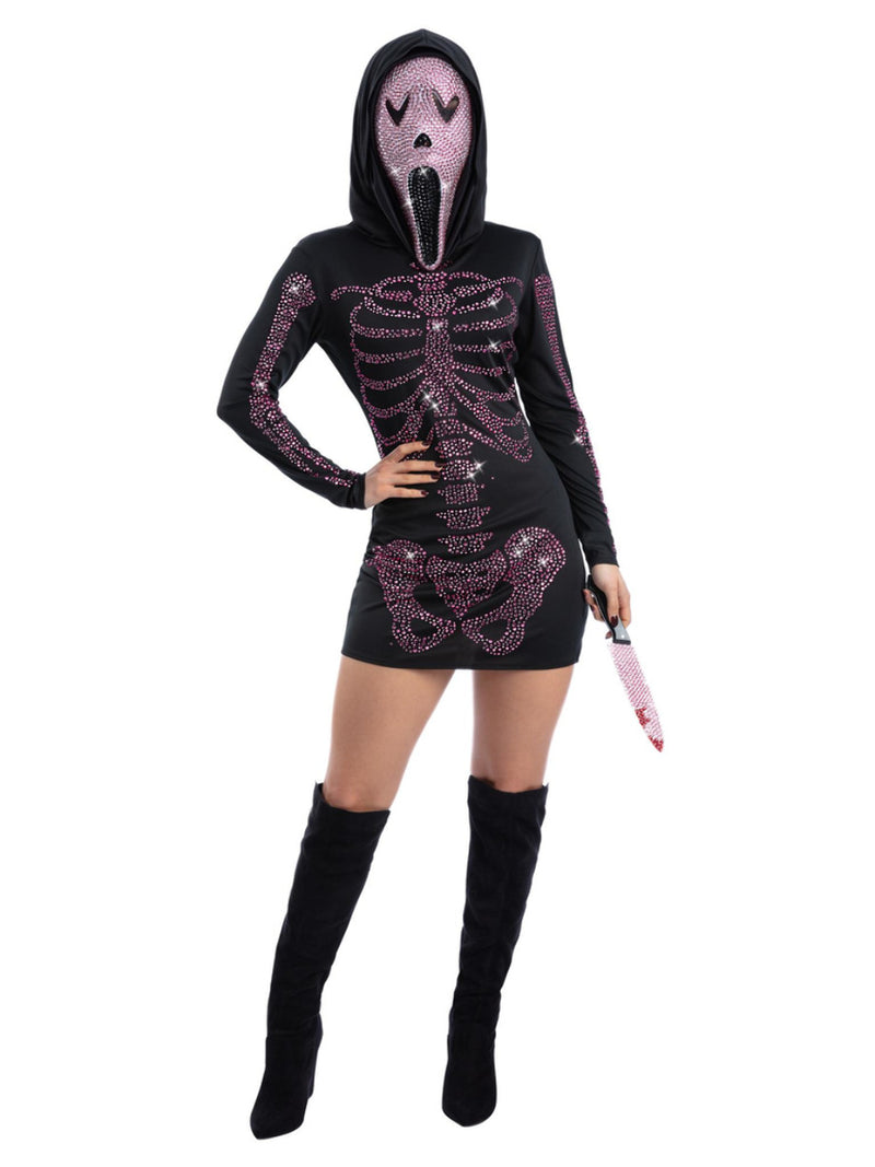 Fever Rhinestone Skeleton Costume - 1