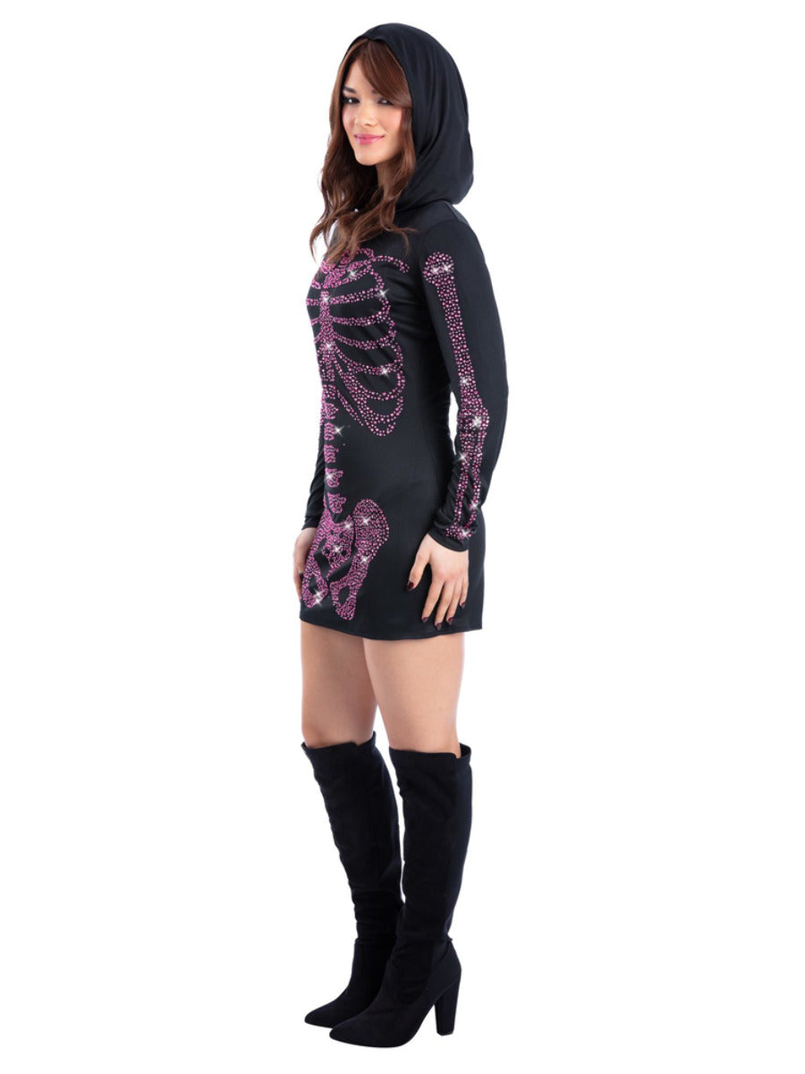 Fever Rhinestone Skeleton Costume - 4