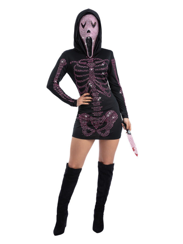 Fever Rhinestone Skeleton Costume - 2
