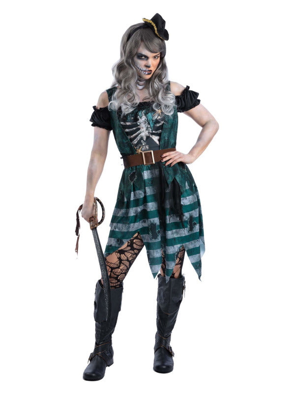 Skeleton Pirate Buccaneer Costume - 2