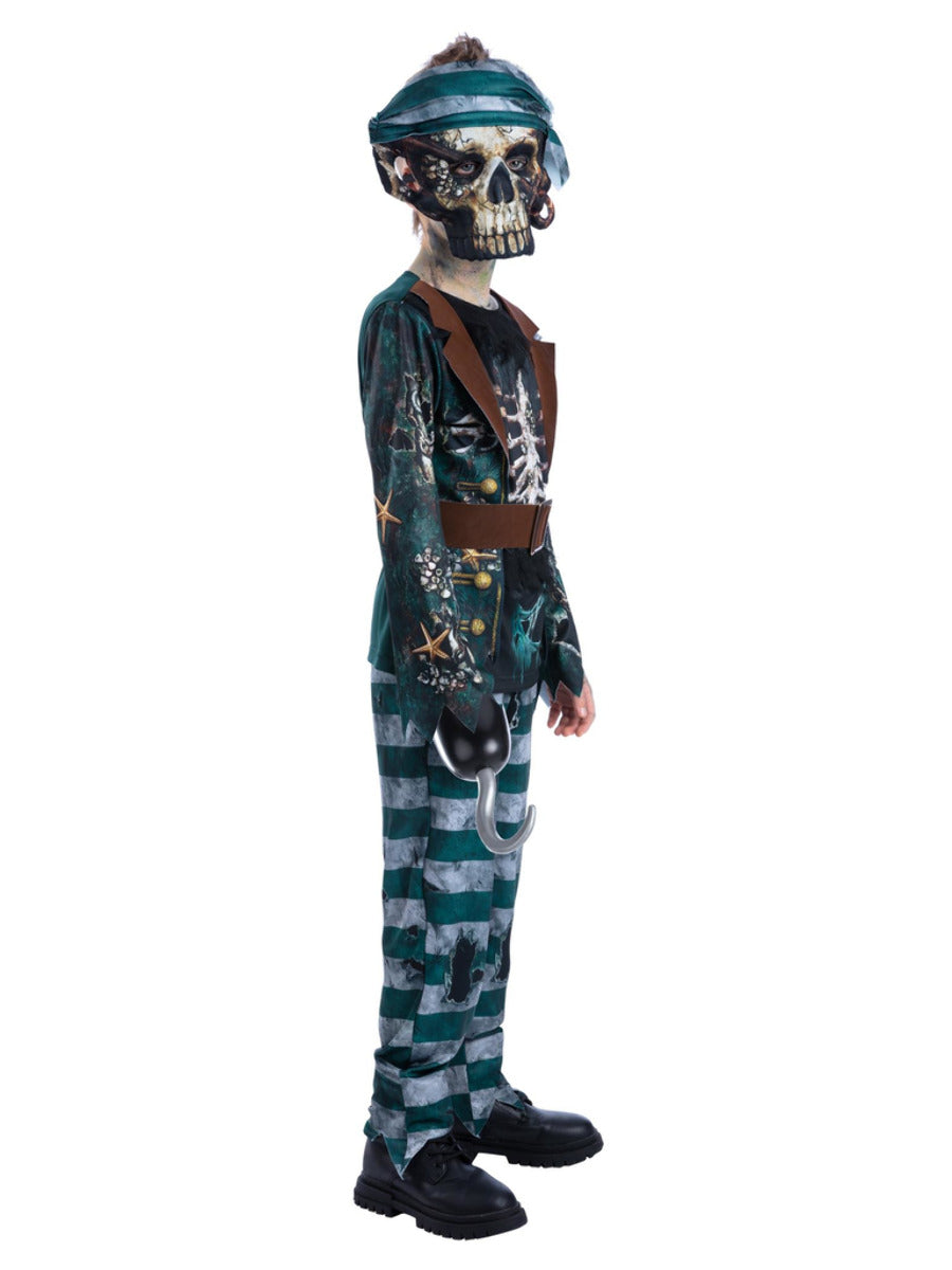 Skeleton Pirate Deck Hand Costume  - 4