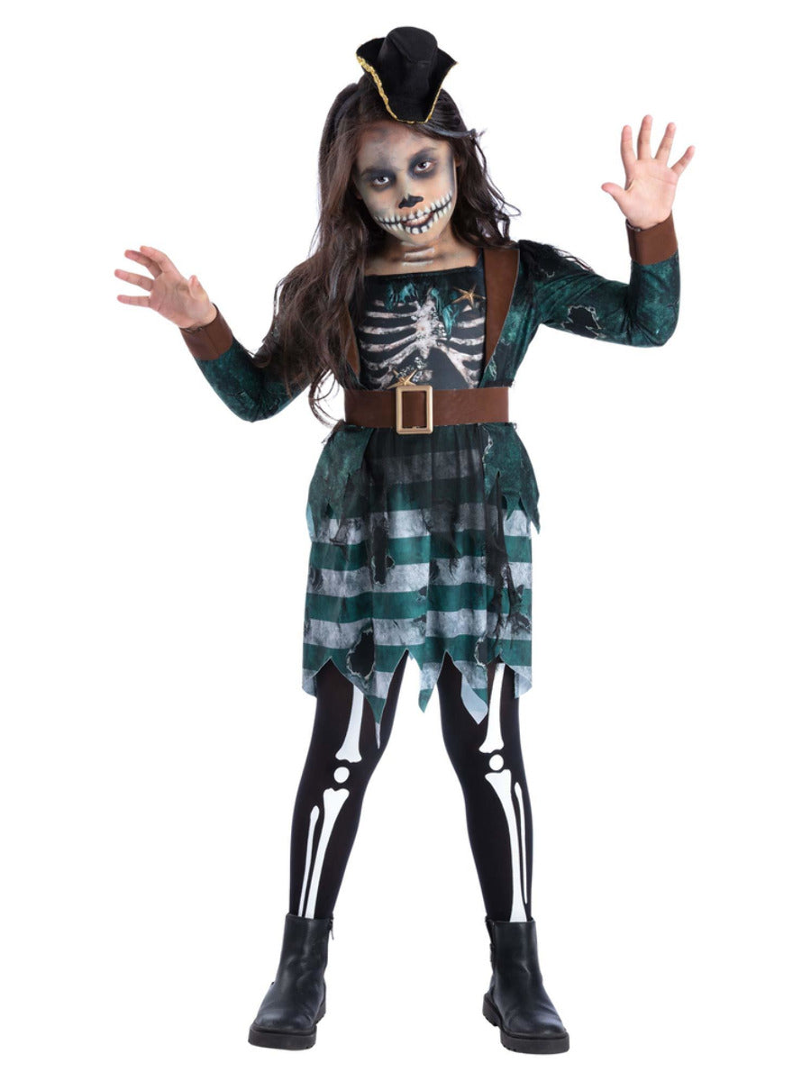 Skeleton Pirate Maiden Costume  - 1