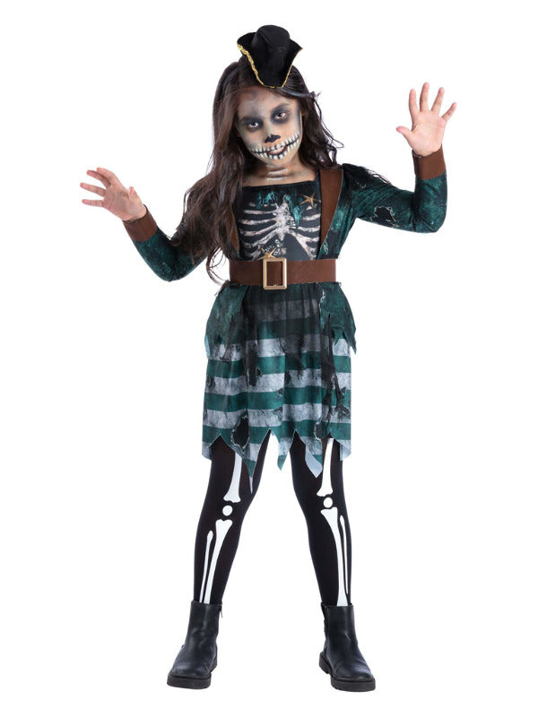 Skeleton Pirate Maiden Costume  - 2