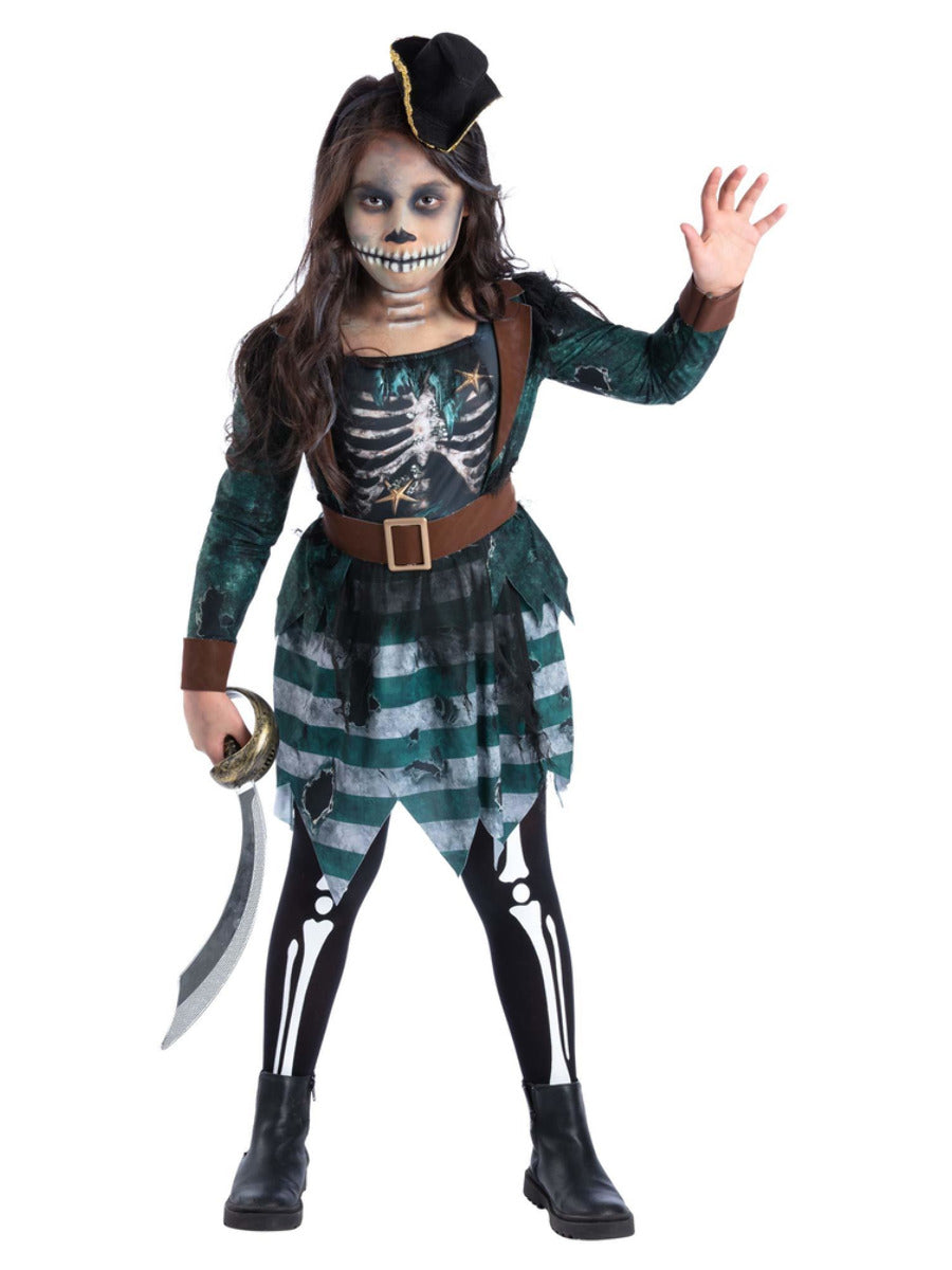 Skeleton Pirate Maiden Costume  - 5