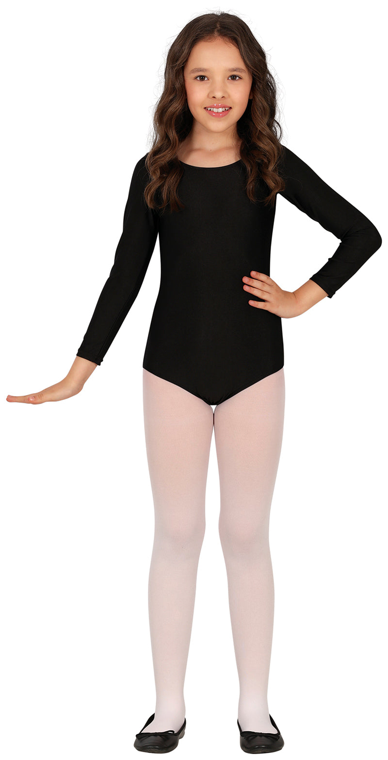 LONG SLEEVE BLACK MAILLOT