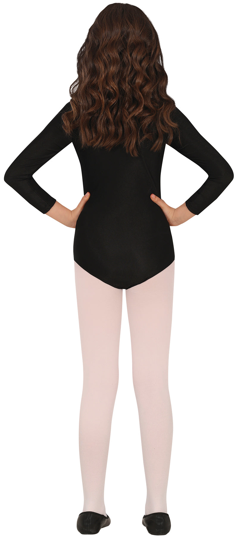 LONG SLEEVE BLACK MAILLOT