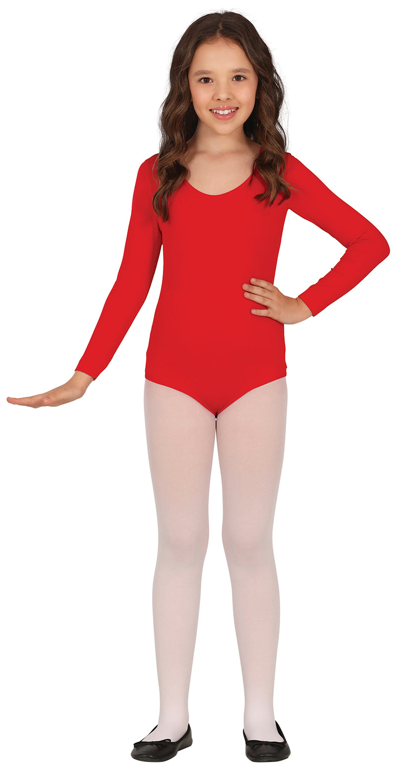 LONG SLEEVE RED MAILLOT