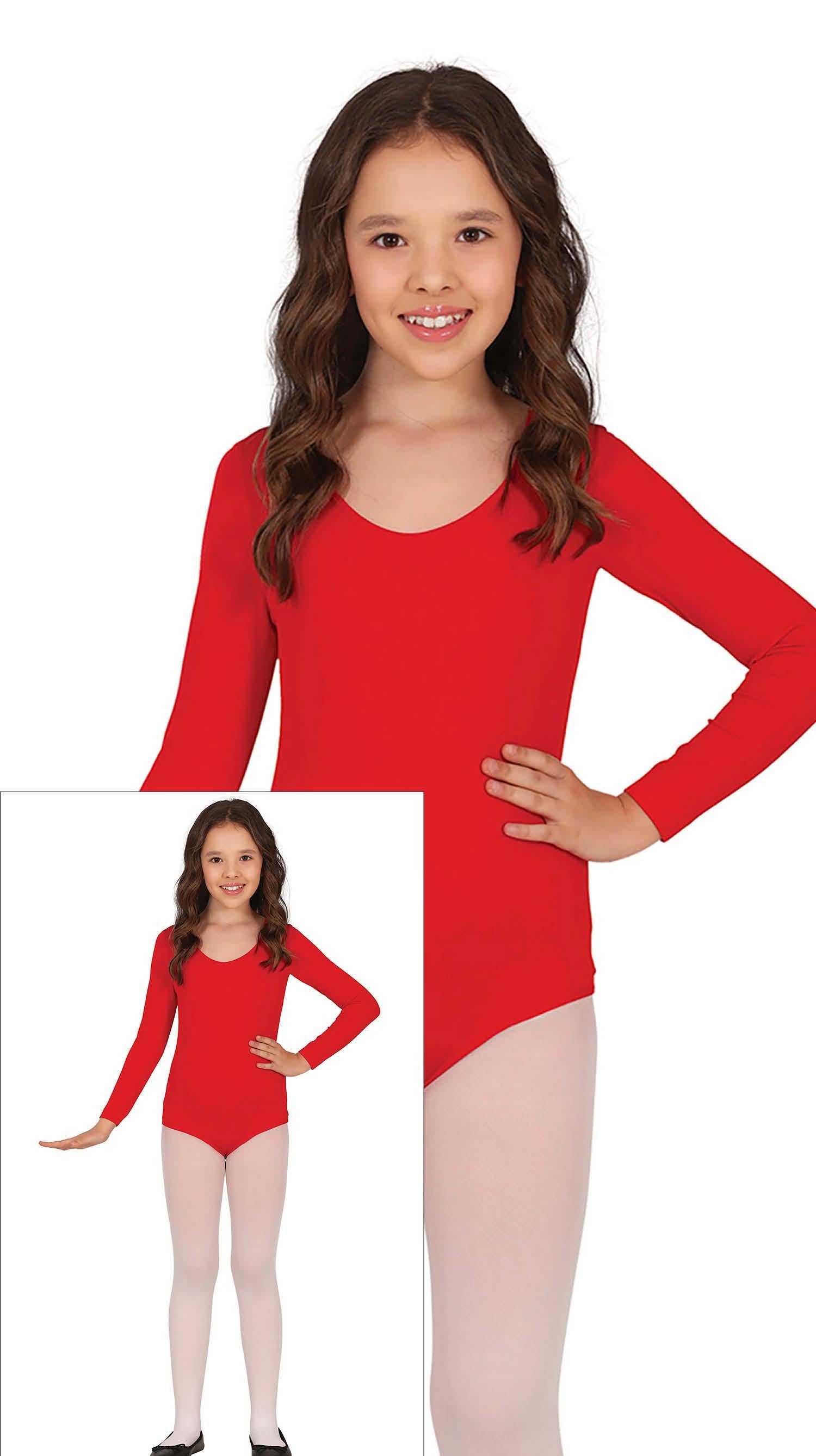 LONG SLEEVE RED MAILLOT
