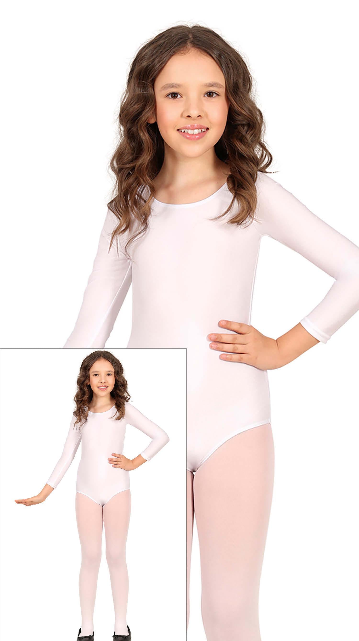 LONG SLEEVE WHITE MAILLOT