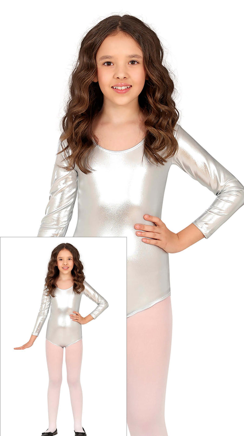 LONG SLEEVE METAL.SILVER MAILLOT