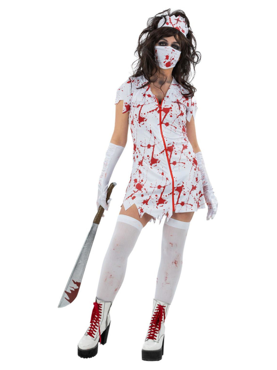 Zombie Nurse Costume - 5