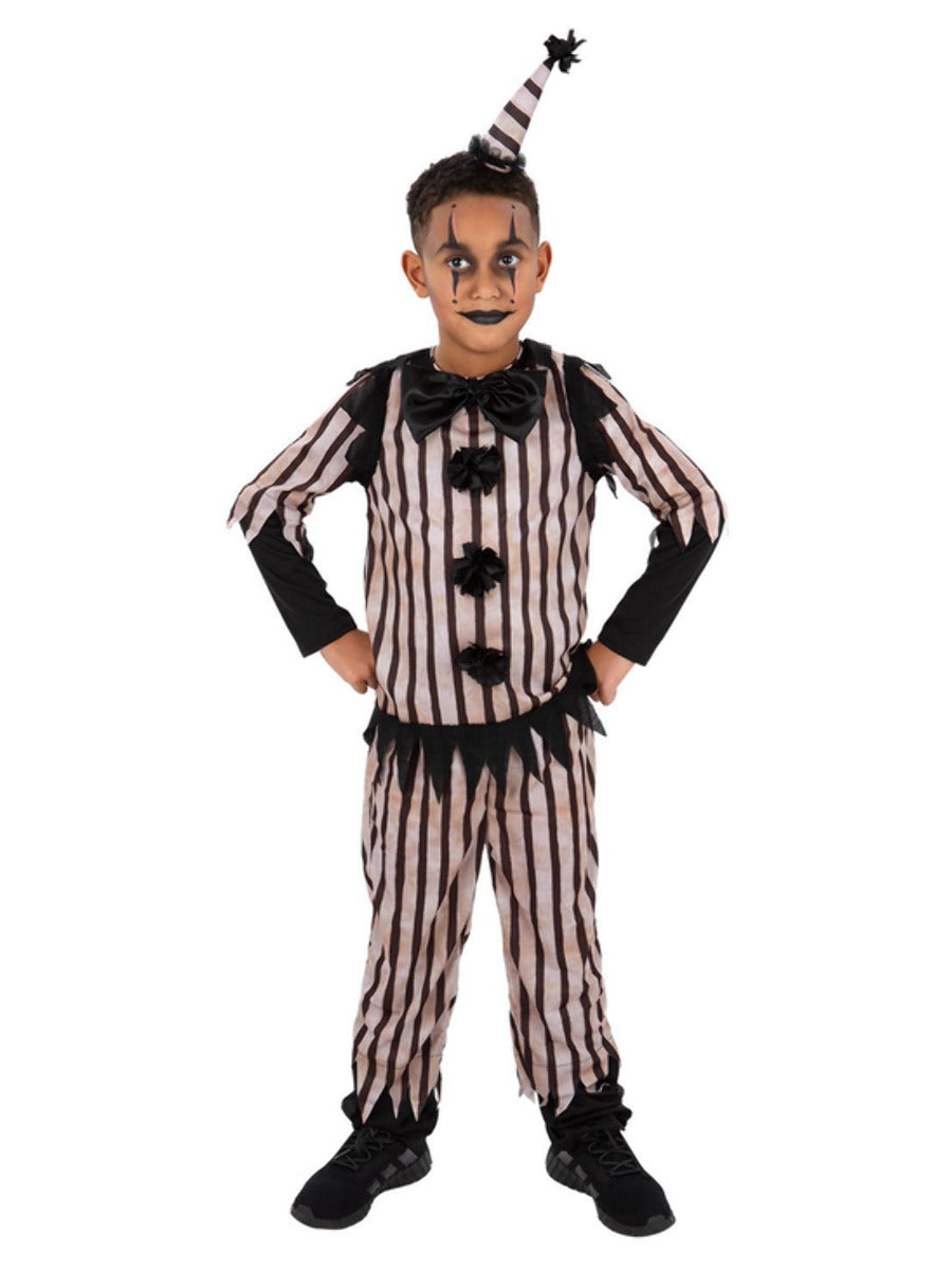 Dark Vintage Clown Costume, Boys - 1