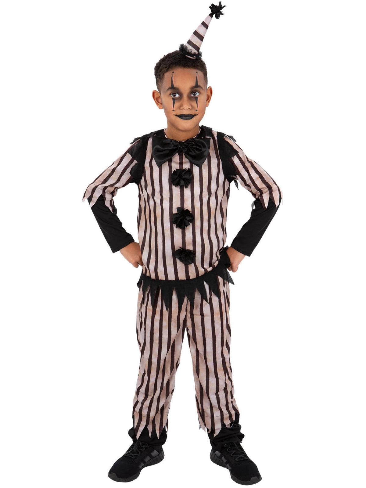 Dark Vintage Clown Costume, Boys 1