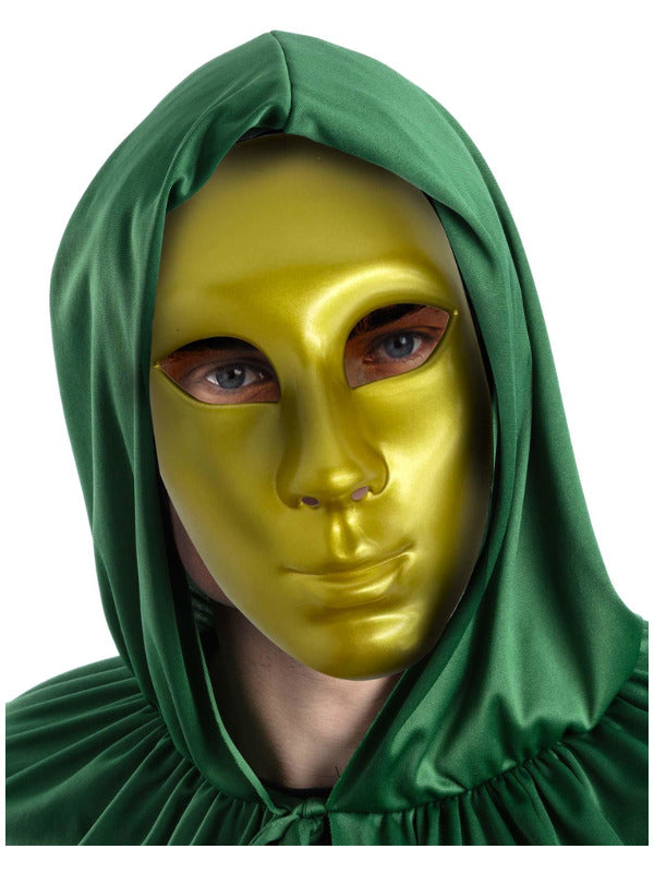 Gold Robot/Mime Masquerade Mask - 2