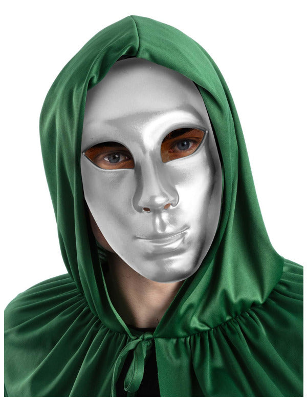 Silver Robot/Mime Masquerade Mask - 2