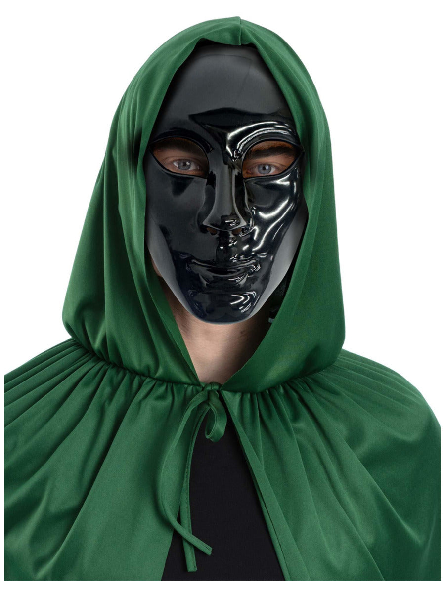 Black Robot/Mime Masquerade Mask - 1