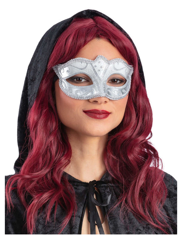 Silver Venetian Masquerade Eyemask - 2