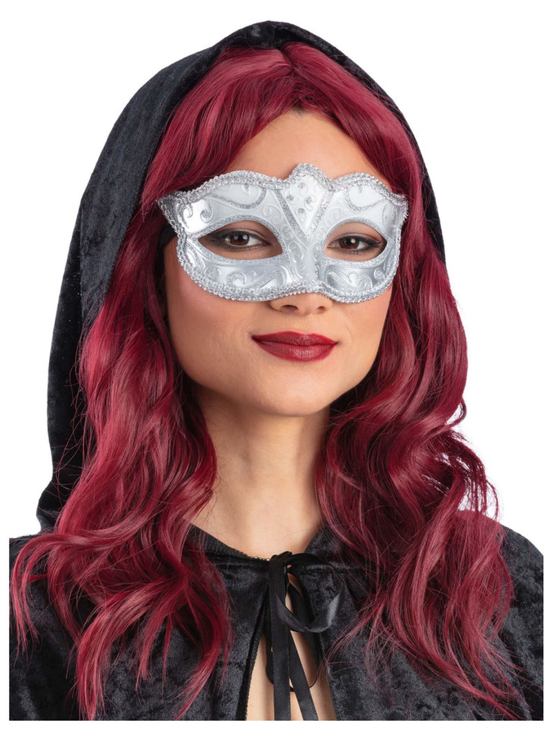 Silver Venetian Masquerade Eyemask - 1