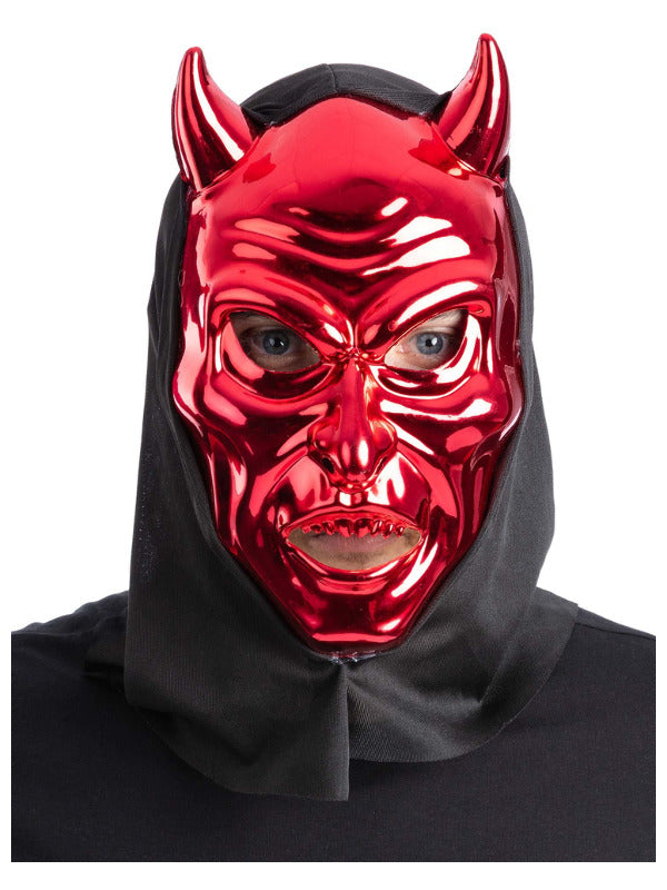 Red Devil Hooded Mask - 2