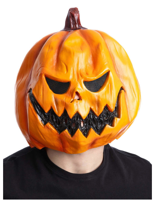 Pumpkin Latex Mask - 2