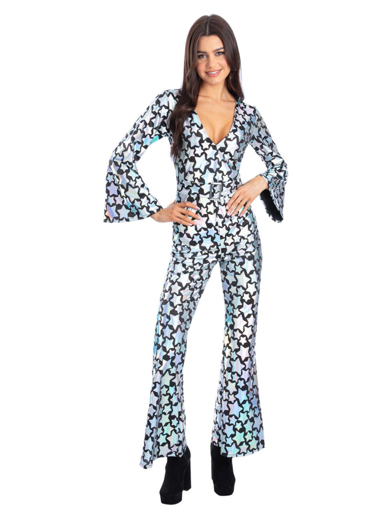Star Gazer Diva Costume, Holographic Iridescent - 1