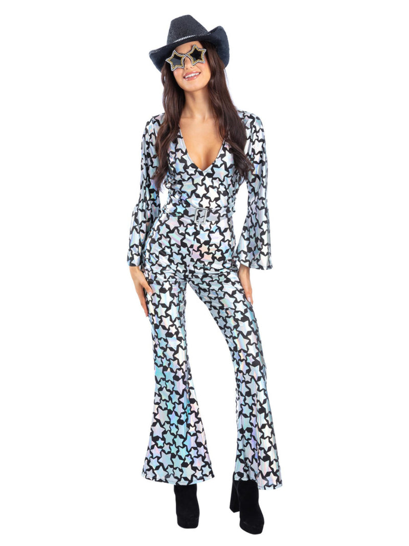 Star Gazer Diva Costume, Holographic Iridescent - 3