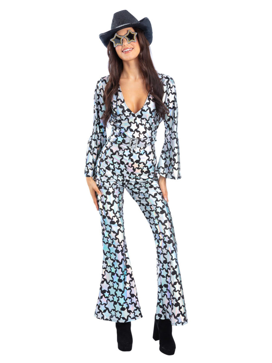 Star Gazer Diva Costume, Holographic Iridescent - 3