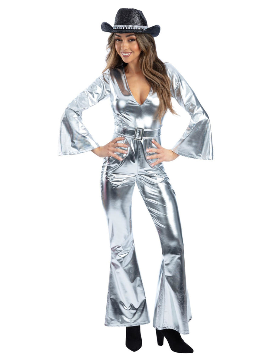 Sterling Silver Diva Costume, Metallic - 1