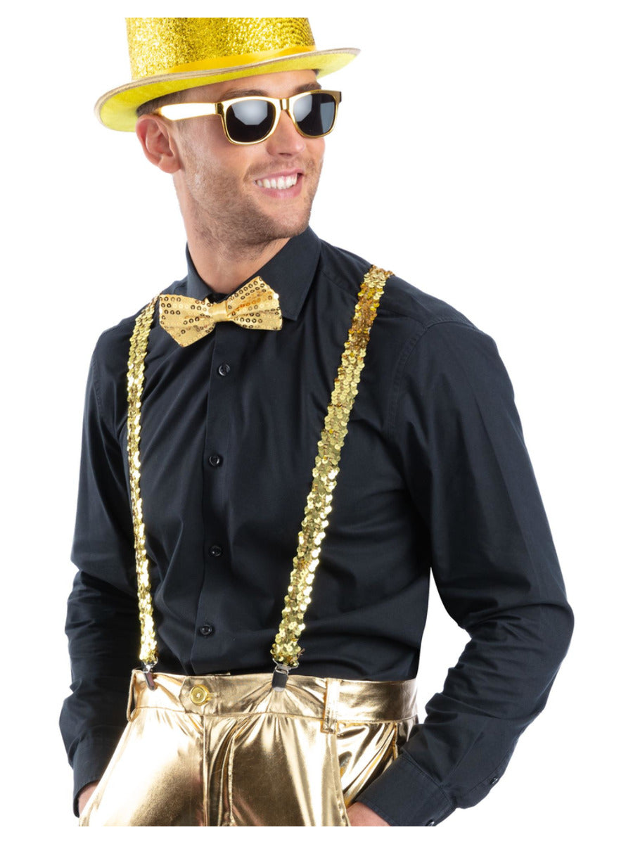 Metallic Gold Sequin Party Set - 1