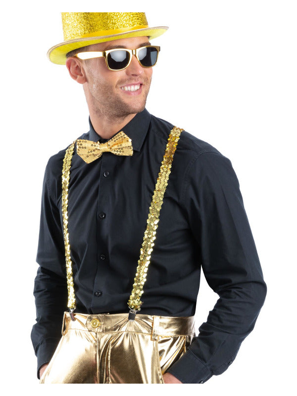 Metallic Gold Sequin Party Set - 2
