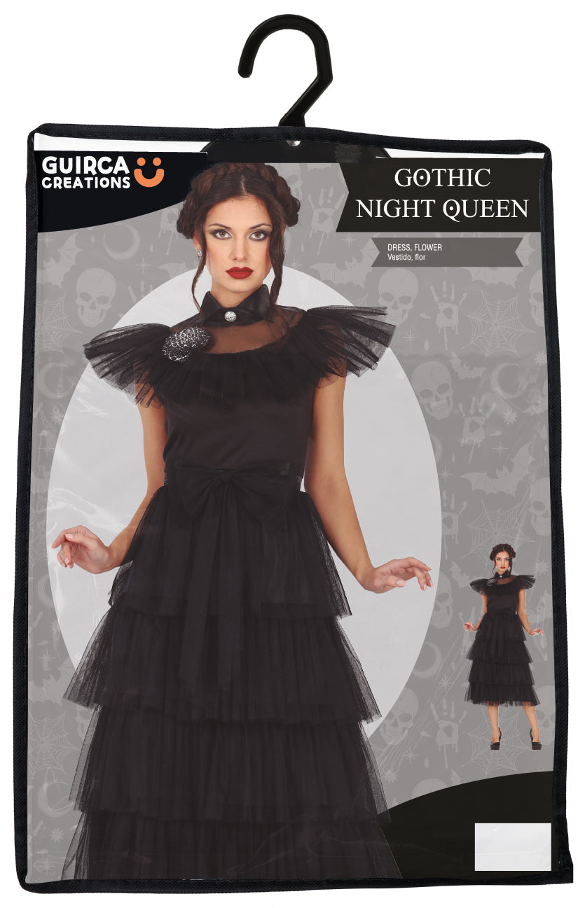 GOTHIC GIRL  NIGHT QUEEN, ADULT, 36 – 38 (S)