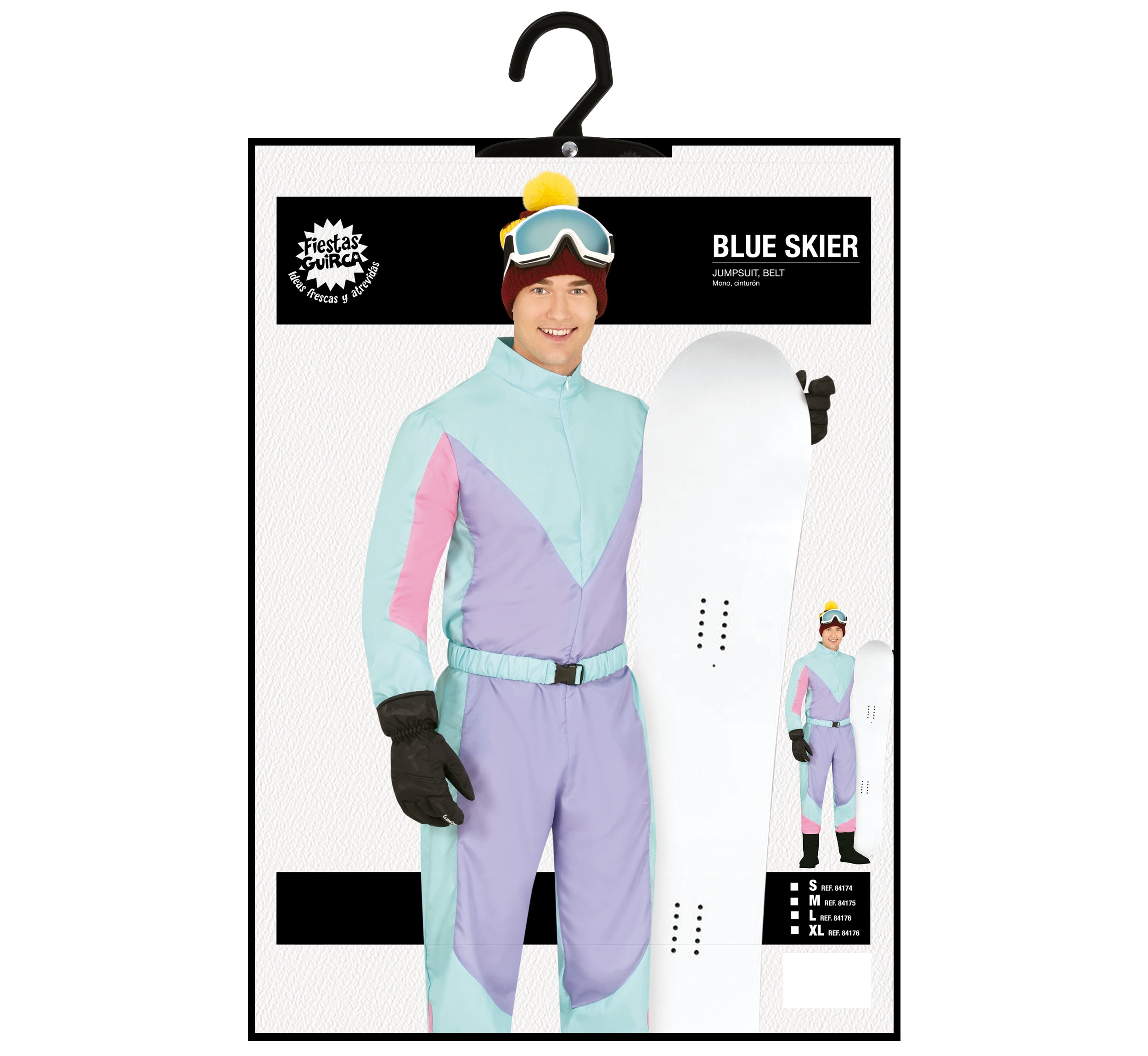 BLUE SKIER