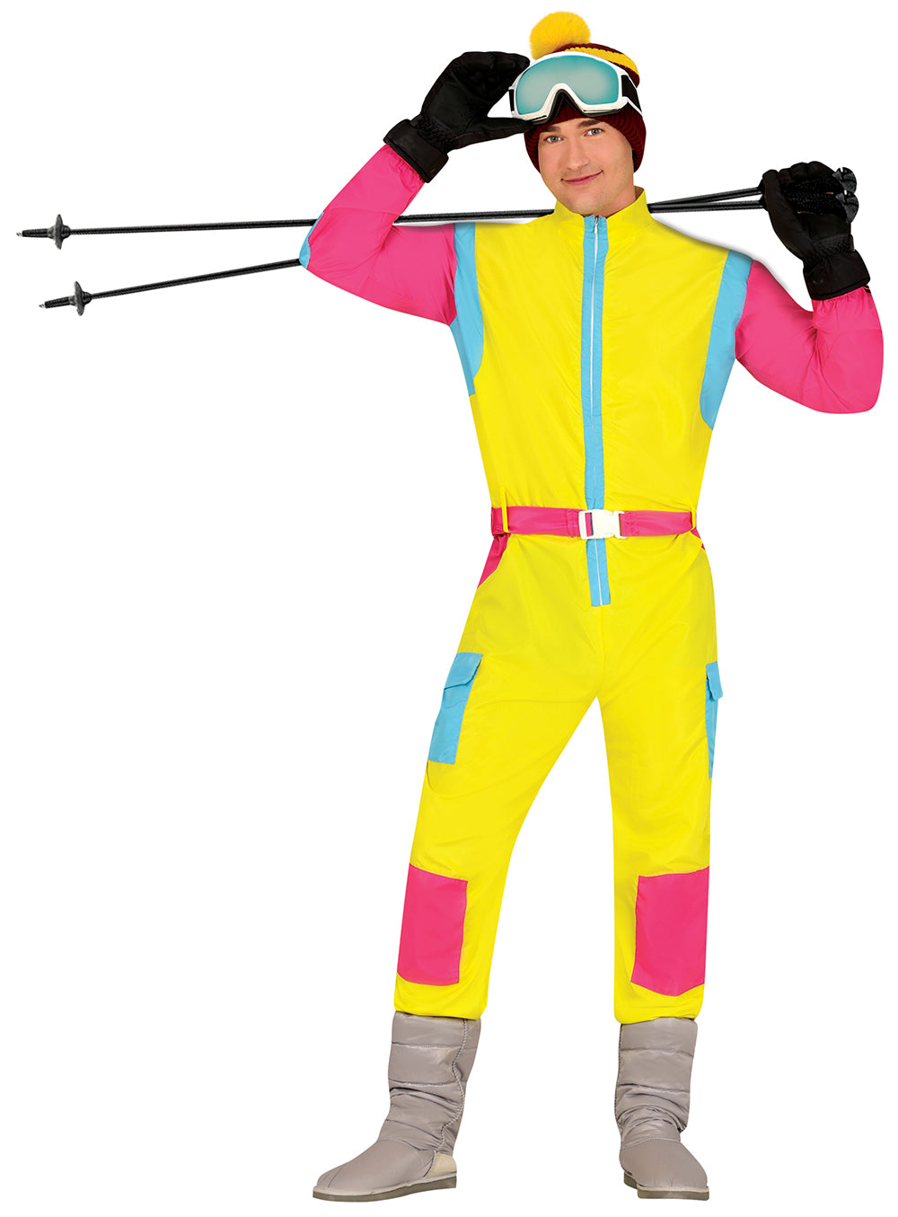 YELLOW SKIER
