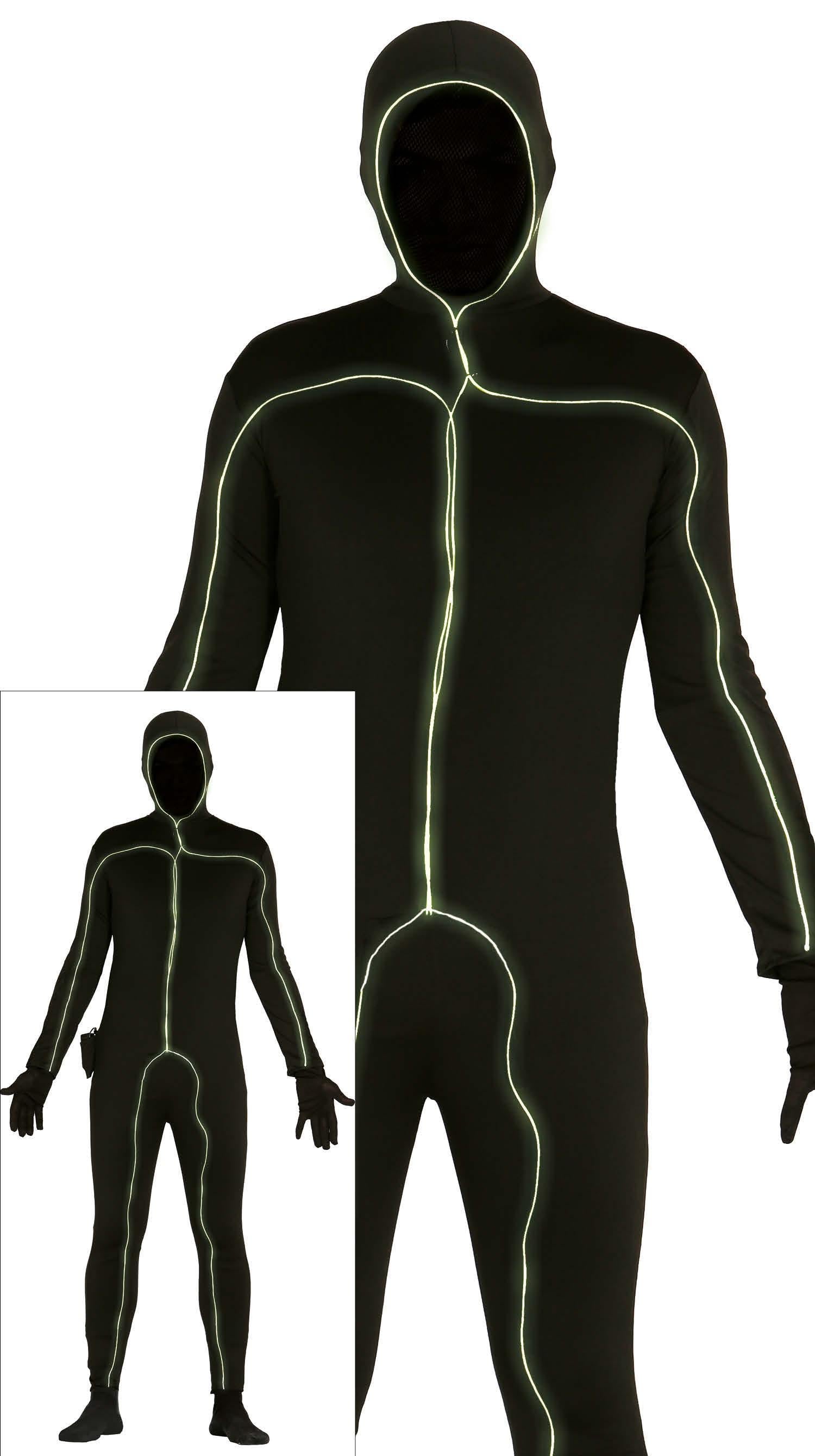 ADULT BLACK LIGHT MAN ONE SIZE FITS ALL