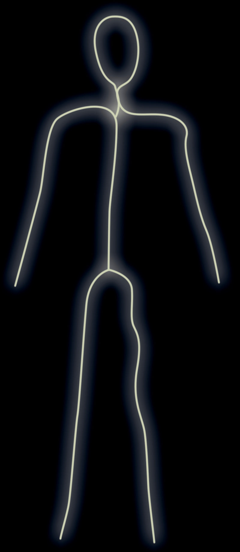 ADULT BLACK LIGHT MAN ONE SIZE FITS ALL