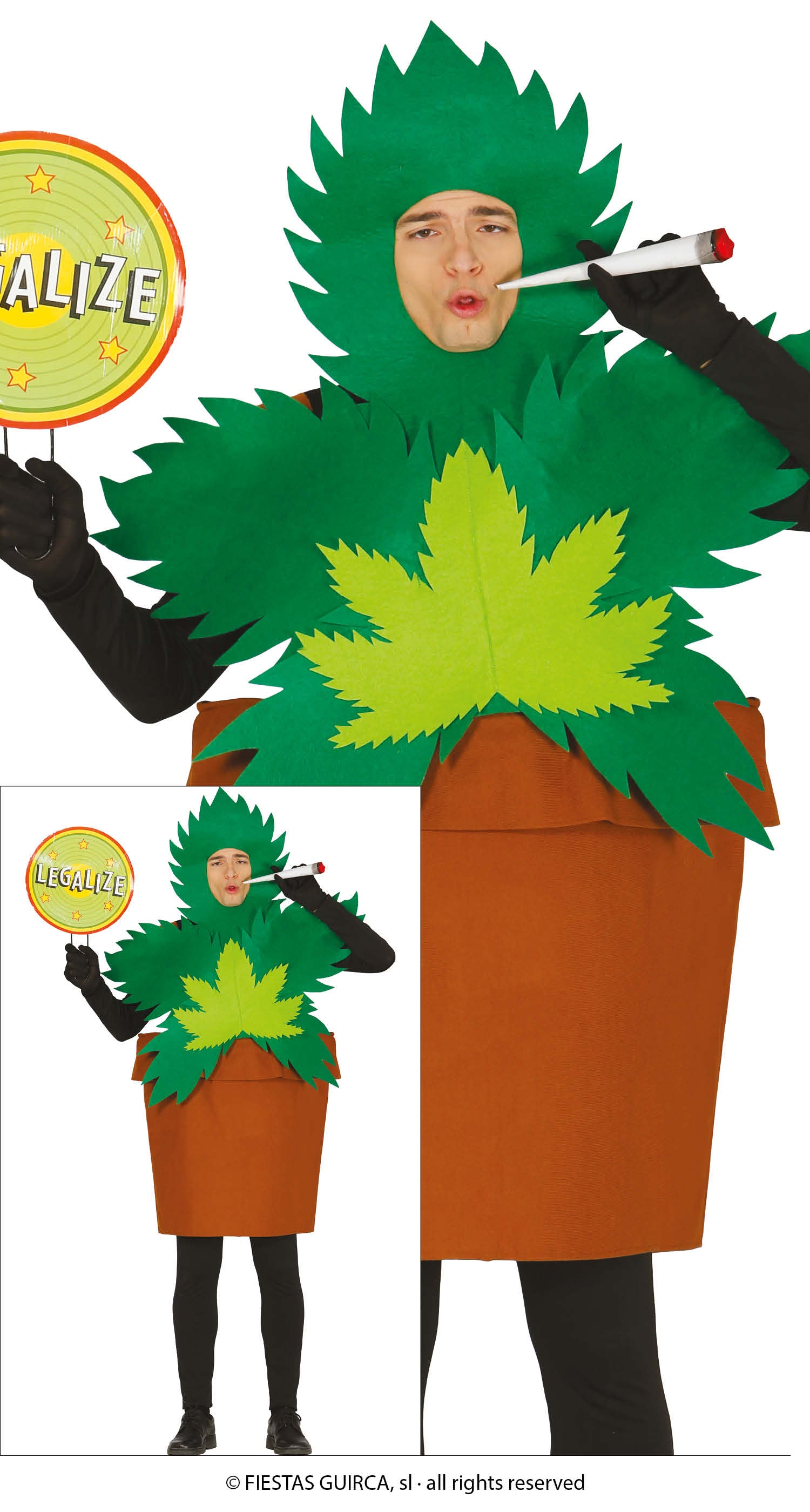 MARIHUANA PLANT SIZE L 52-54