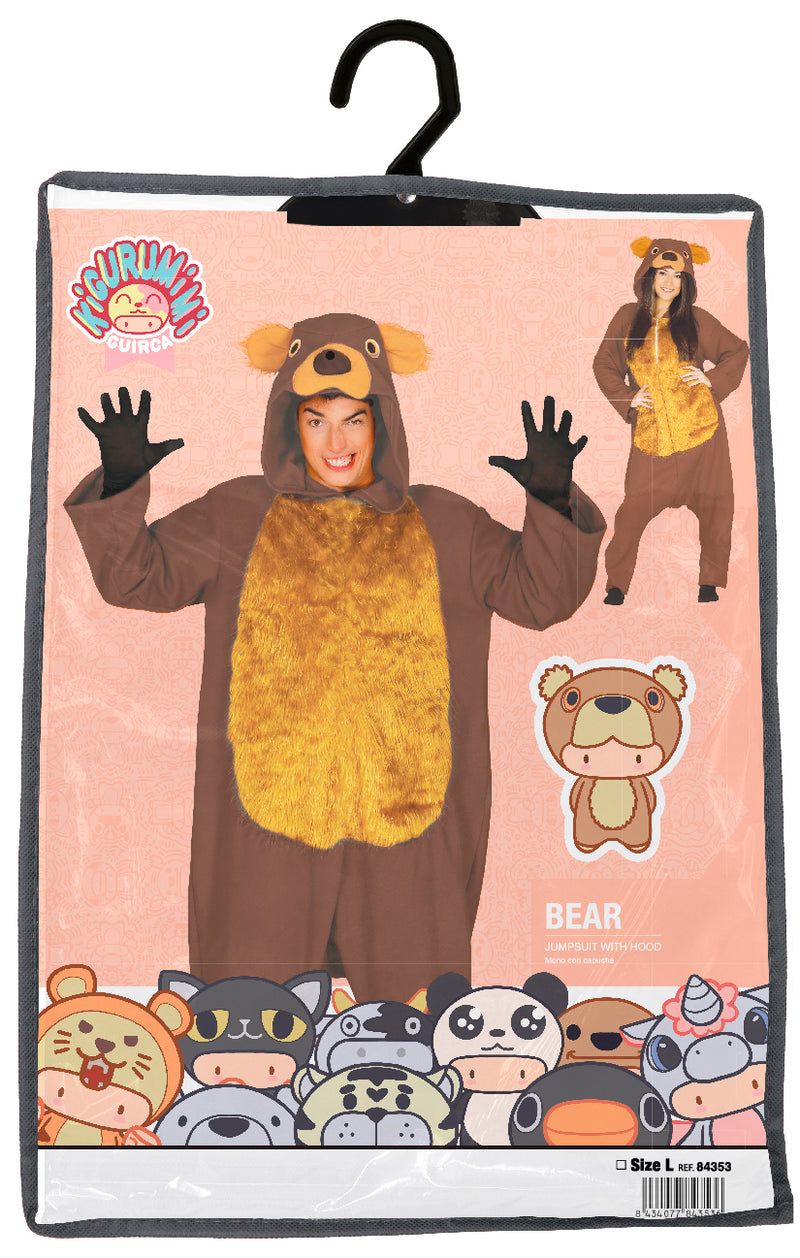 BEAR KIGURUMIMI SIZE L-XL 52-56