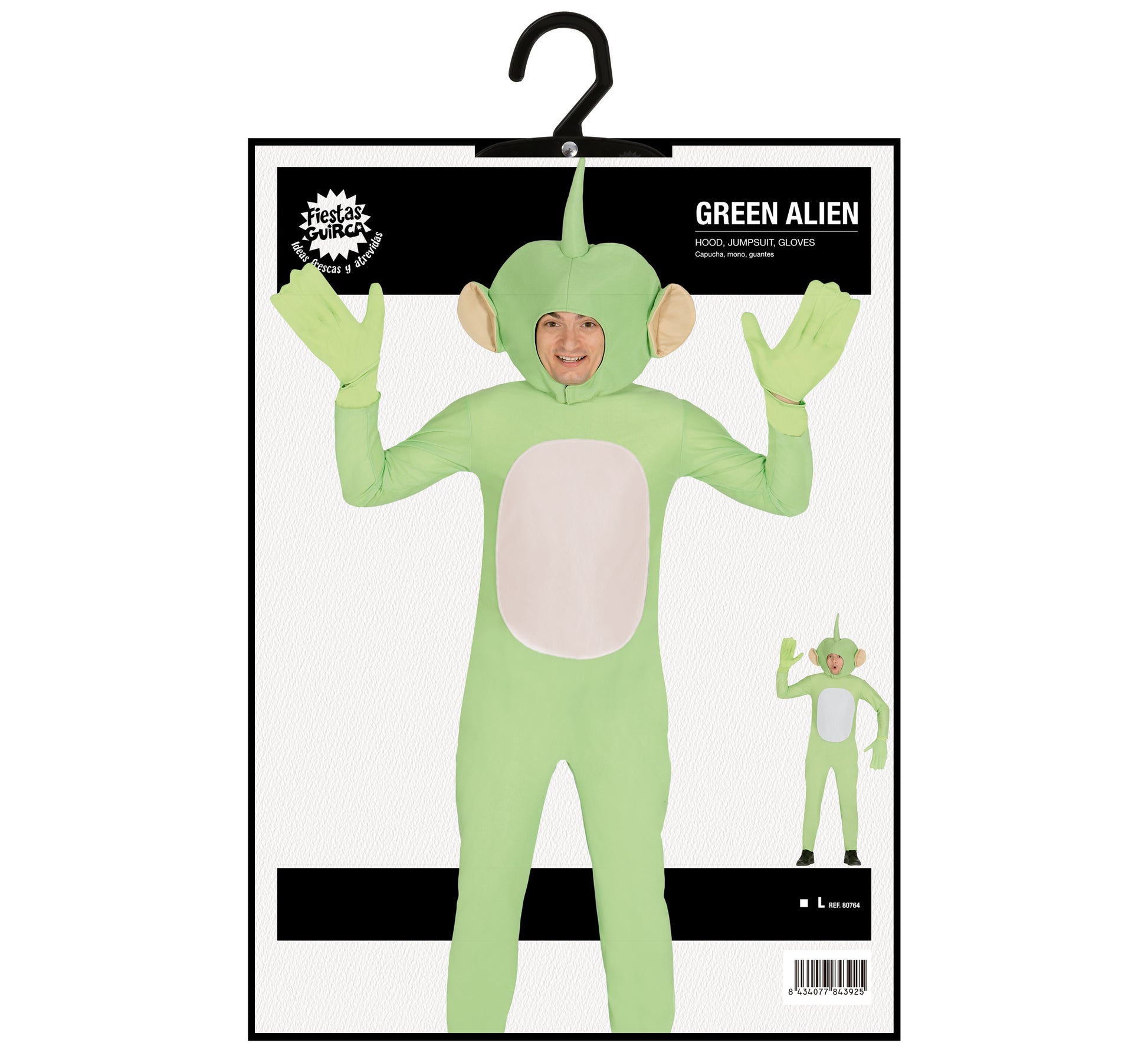 GREEN ALIEN SIZE L 52-54
