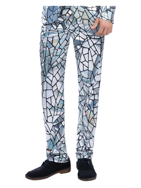 Mirror Mirror Trousers, Holographic Iridescent  - 2