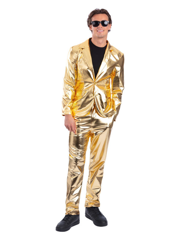 24 Carat Gold Jacket, Metallic Gold - 2